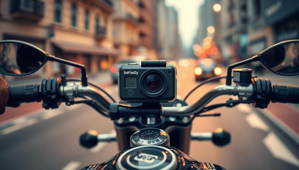 optimal placement motorcycle recording devices